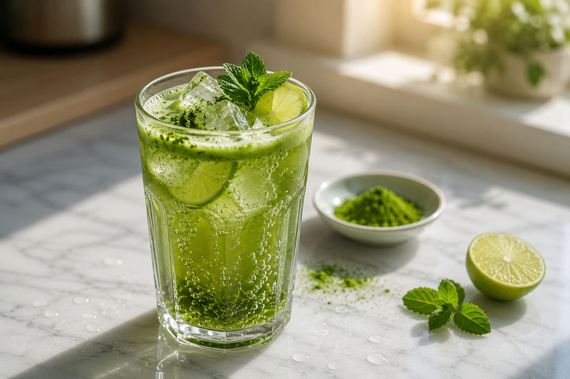 Sparkling Lemon Myrtle Matcha