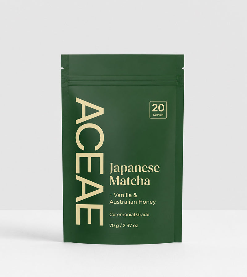 Japanese Matcha + Vanilla & Australian Honey