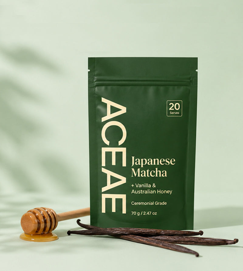Japanese Matcha + Vanilla & Australian Honey